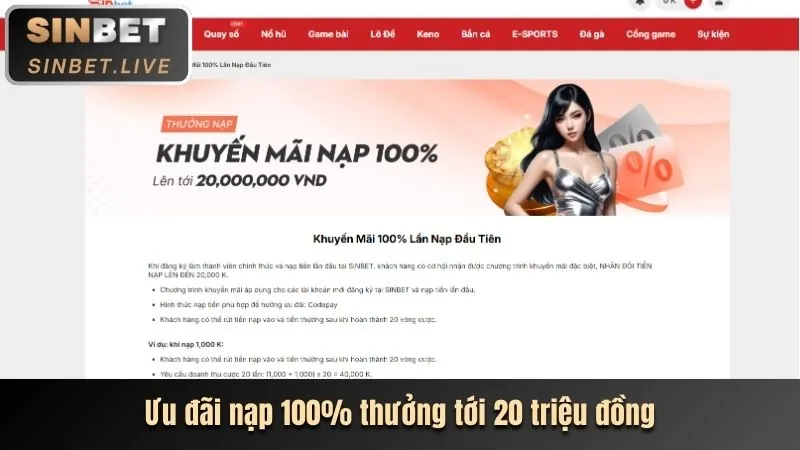 Tiền thưởng chào mừng cho cá cược thể thao tại win55